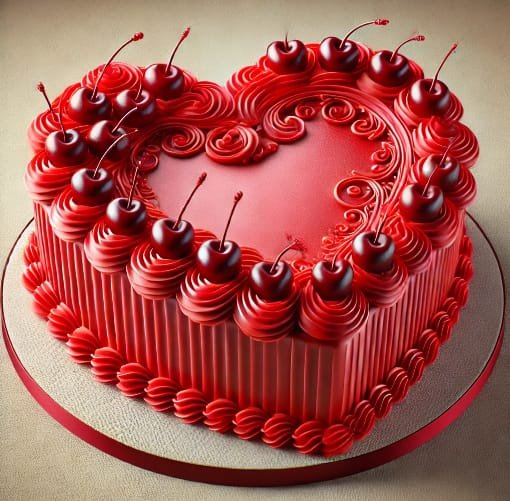 Perfect Heart Shape Cake 