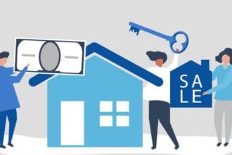 Character illustration of People Selling House