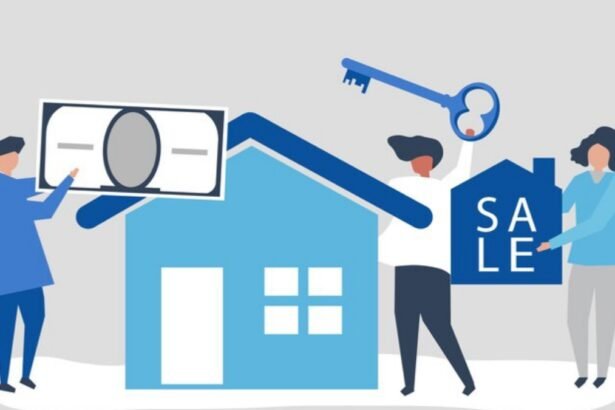 Character illustration of People Selling House