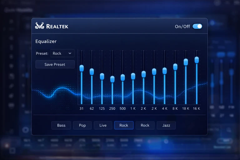 Realtek Sound Equalizer