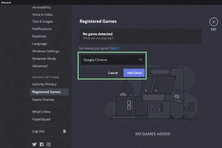 Add Your Browser as a Game