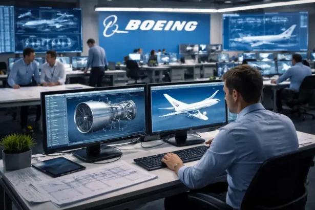 Boeing Drafting Room