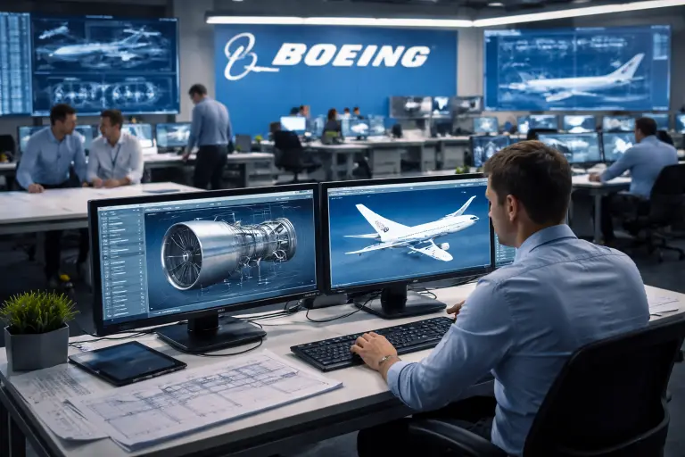 Boeing Drafting Room