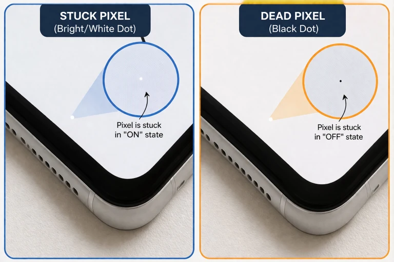 Stuck or Dead Pixels